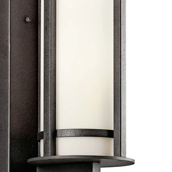 The Camden 2-Light Outdoor Wall Light combines traditional craftsmanship with modern durability. Its wet-rated design and dimmable functionality make it ideal for any exterior application, while the satin etched opal glass provides warm, diffused illumination. - alternate view