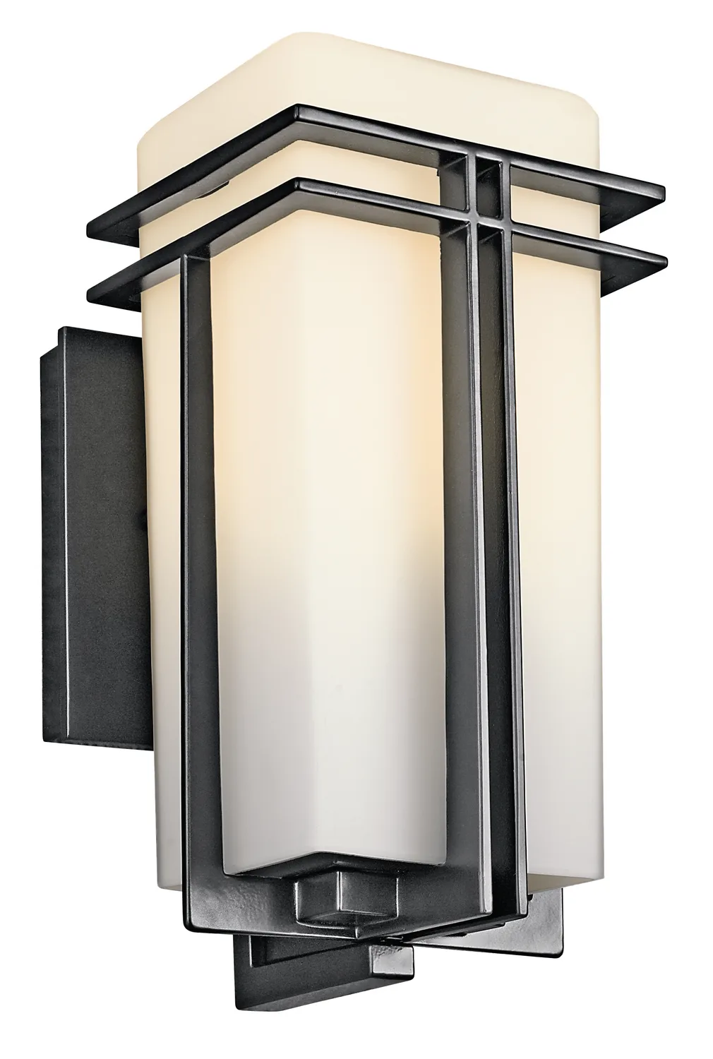 Tremillo One Light Outdoor Wall Mount in Black