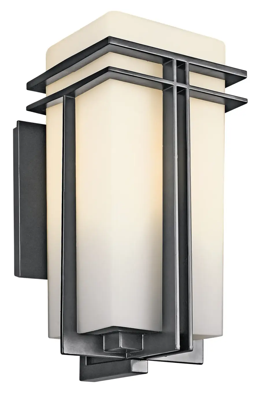 Tremillo Outdoor Wall Sconce in Black