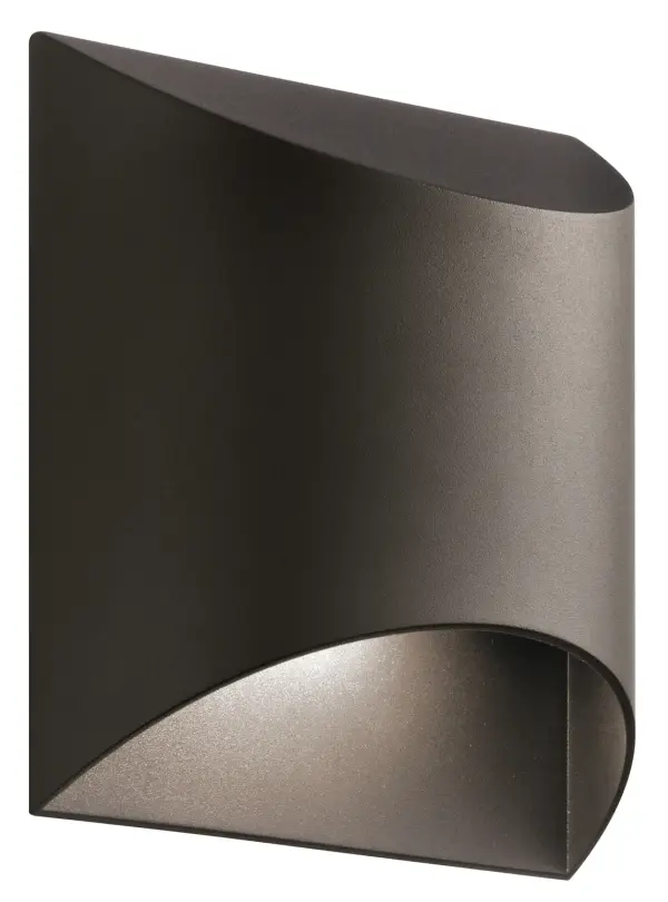 The Wesley LED wall light delivers modern style with its distinctive half-moon design and integrated LED technology. Perfect for contemporary exteriors, it provides efficient, long-lasting illumination with wet location rating.