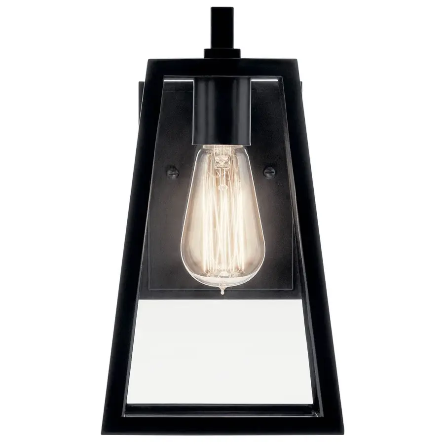 Classic Outdoor Wall Light with Clear Glass and Wet-Rated Durability - Image 3