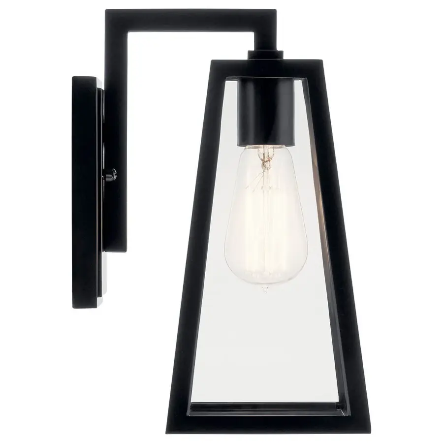 Classic Outdoor Wall Light with Clear Glass and Wet-Rated Durability - Image 4