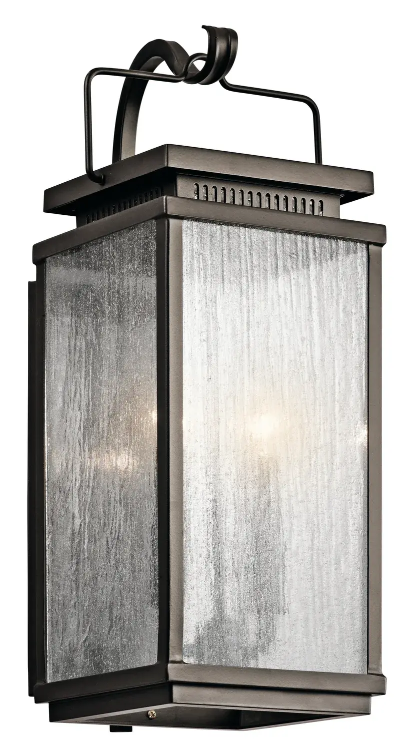 Manningham Two Light Outdoor Wall Mount in Olde Bronze
