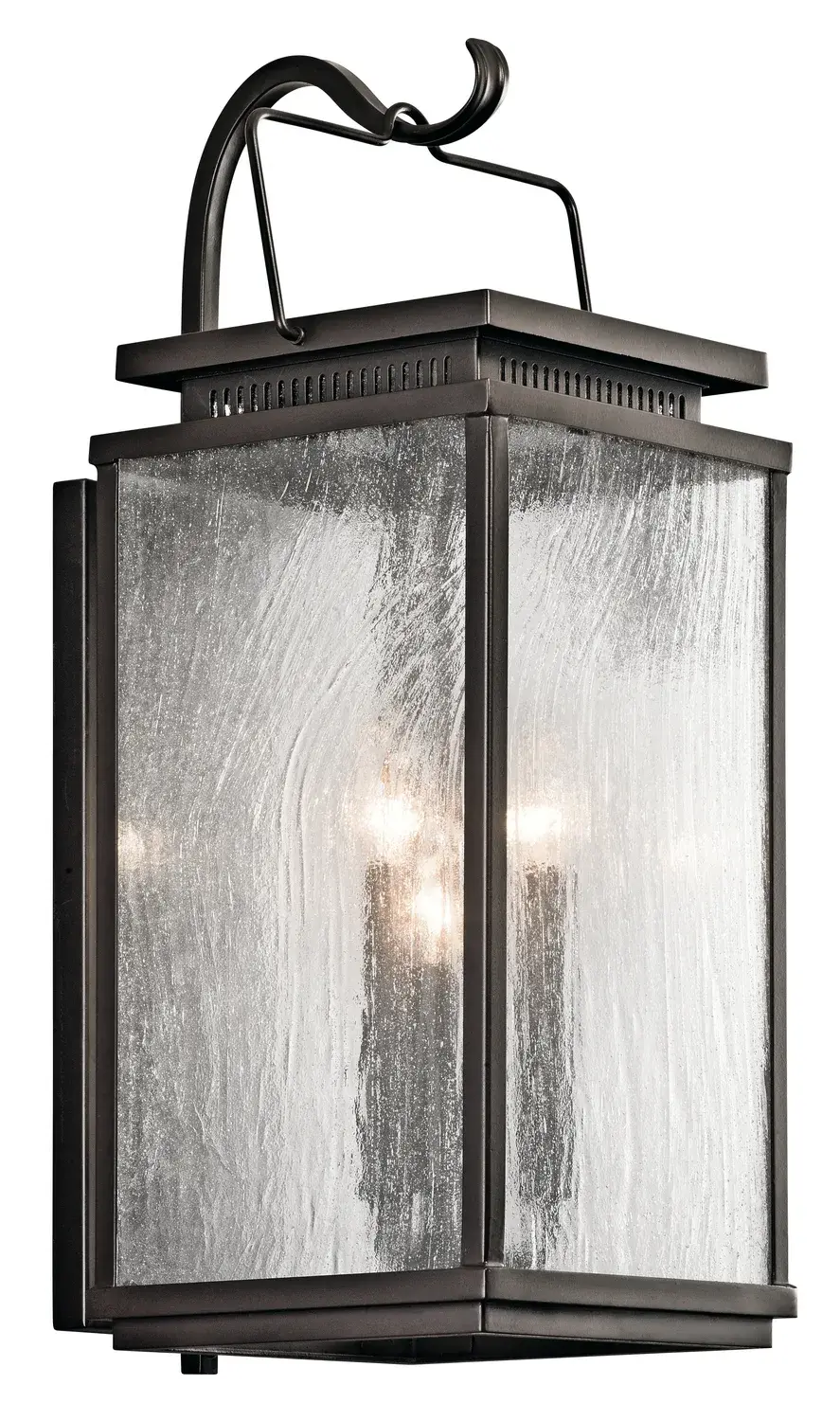 Manningham 3-Light Outdoor Wall Lantern in Olde Bronze