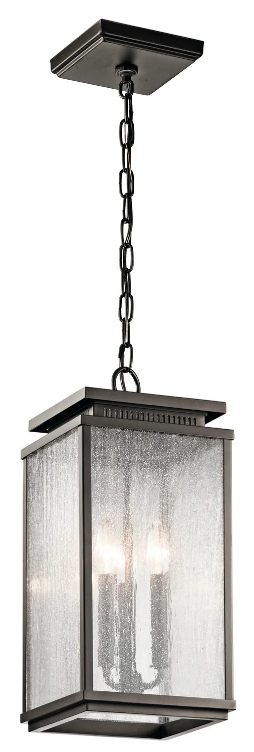 Manningham 3-Light Outdoor Pendant in Olde Bronze