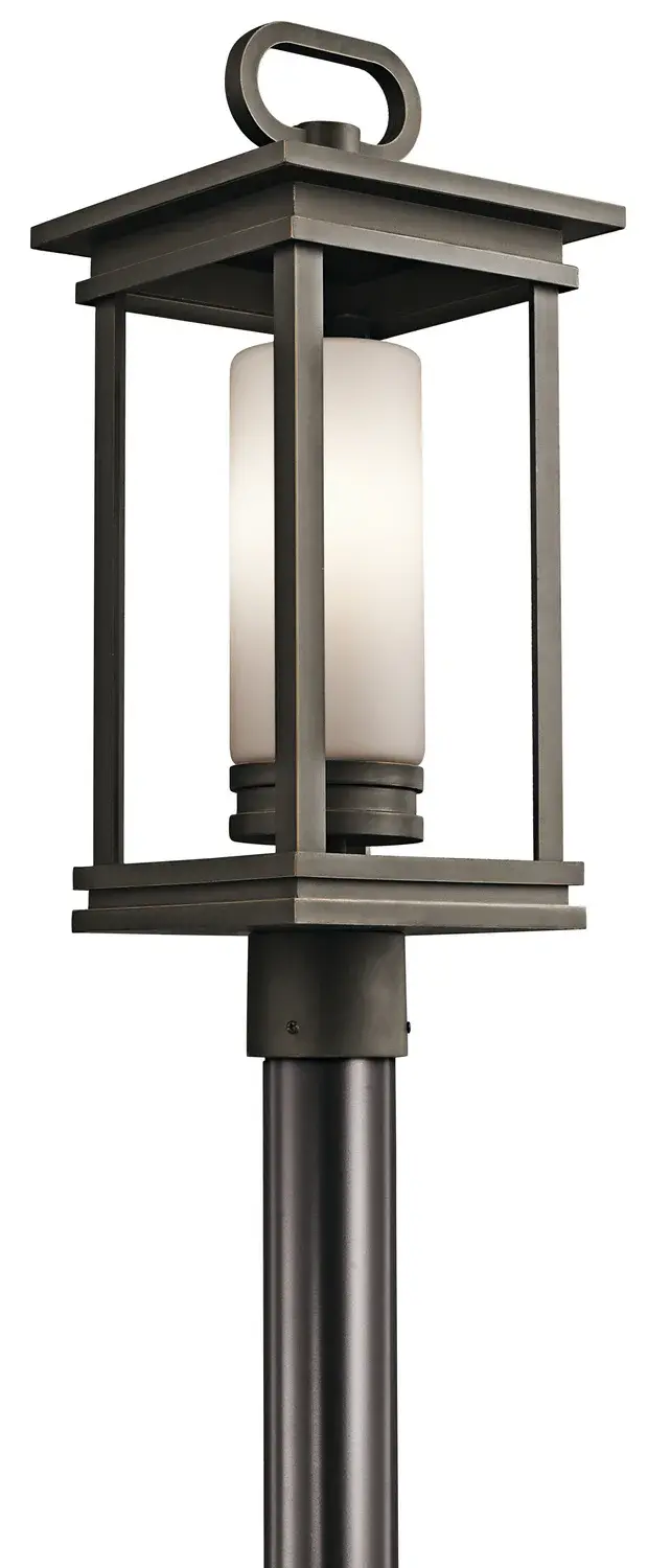 South Hope Outdoor Post Mount Light in Rubbed Bronze