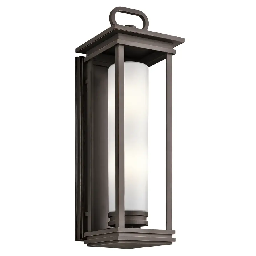 South Hope Two Light Outdoor Wall Mount in Rubbed Bronze