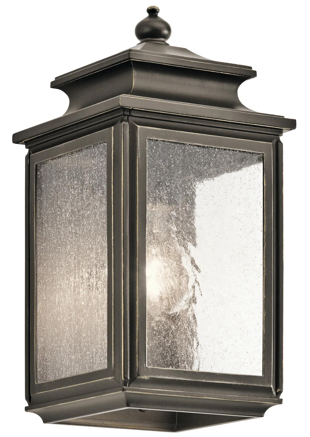 Wiscombe Park Outdoor Wall Lantern in Olde Bronze