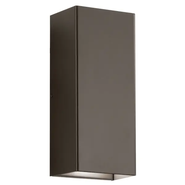The Walden LED wall light delivers modern sophistication with clean lines and energy-efficient integrated LED technology. Its wet-rated aluminum construction and etched glass diffuser make it ideal for contemporary exteriors.