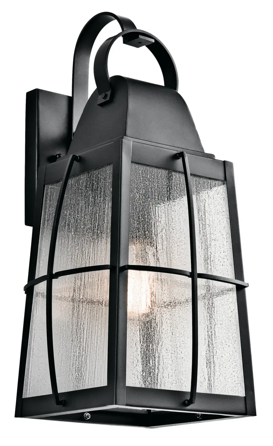 Tolerand Outdoor Wall Lantern in Textured Black