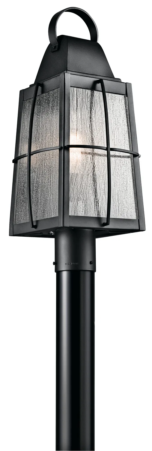 Tolerand Outdoor Post Mount Light in Textured Black