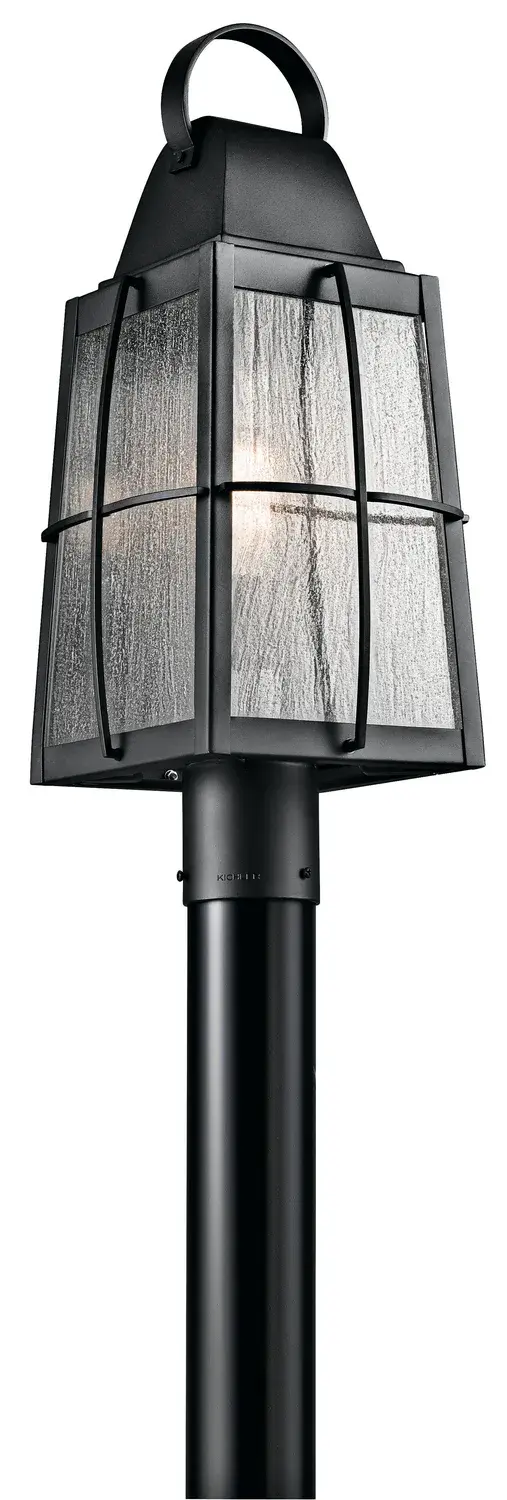 Tolerand Outdoor Post Mount Light in Textured Black