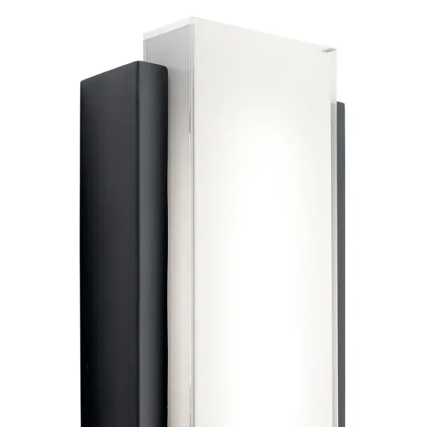 The Dahlia outdoor wall light combines classic design with modern LED efficiency. Its clear glass with painted white interior creates a soft, diffused glow perfect for welcoming entryways and outdoor living spaces. - alternate view