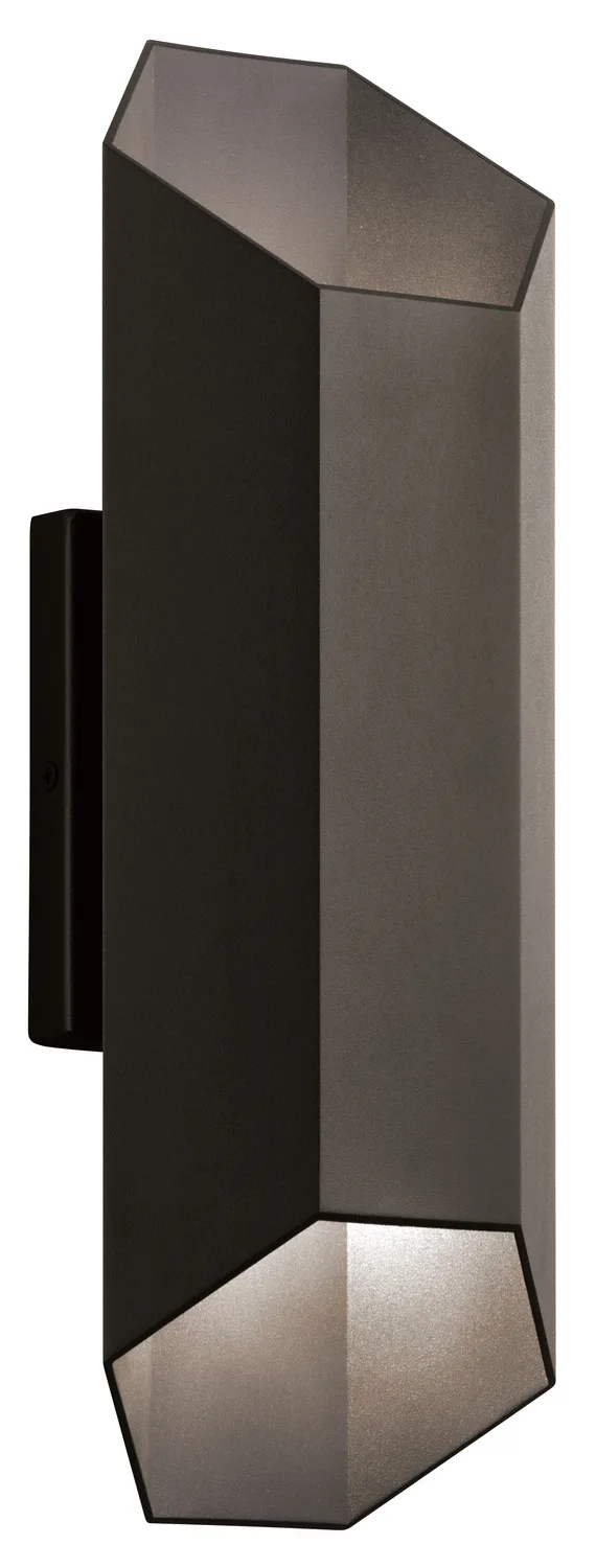 Estella LED Outdoor Wall Light in Textured Architectural Bronze