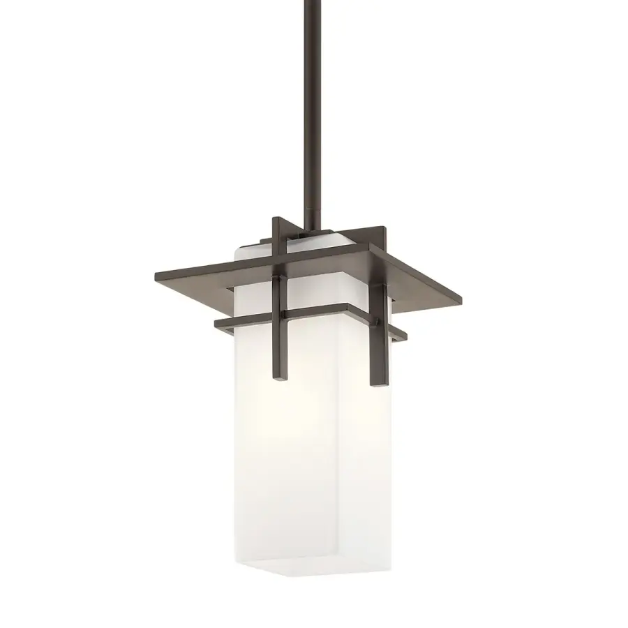 Classic Outdoor Pendant with Timeless Bronze Finish - Image 1