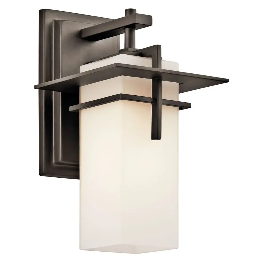 Classic Outdoor Wall Light with Timeless Bronze Finish - Image 1