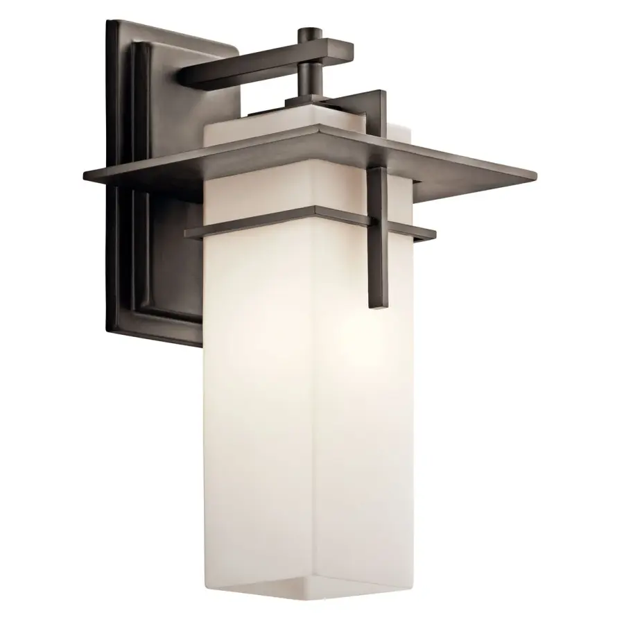 Classic Outdoor Wall Light with Timeless Bronze Finish - Image 1