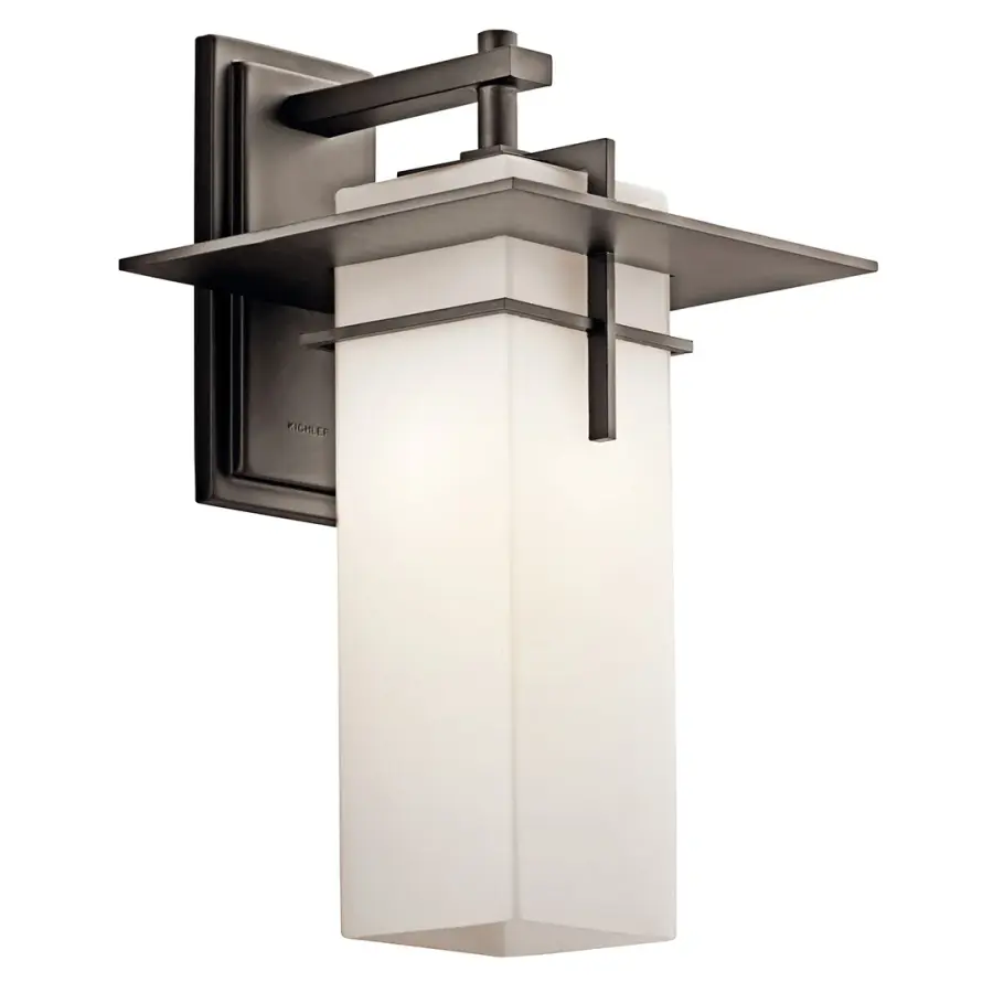 Classic Outdoor Wall Light with Timeless Bronze Finish - Image 1