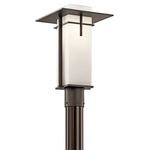 Classic Outdoor Post Light with Timeless Bronze Finish - Image 1