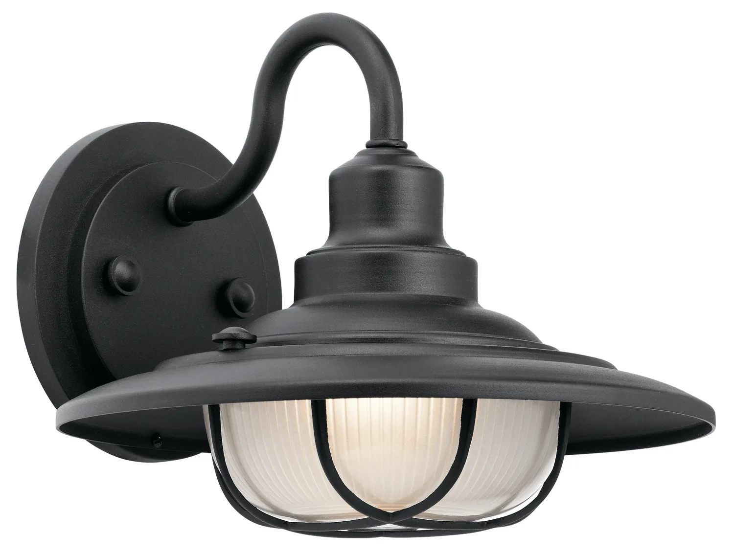 Harvest Ridge Outdoor Wall Lantern in Textured Black