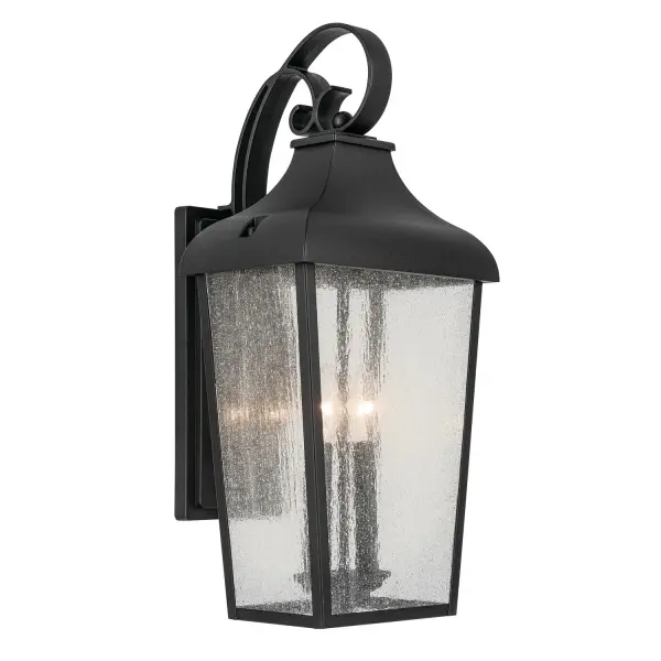 Forestdale Two Light Outdoor Wall Mount in Textured Black