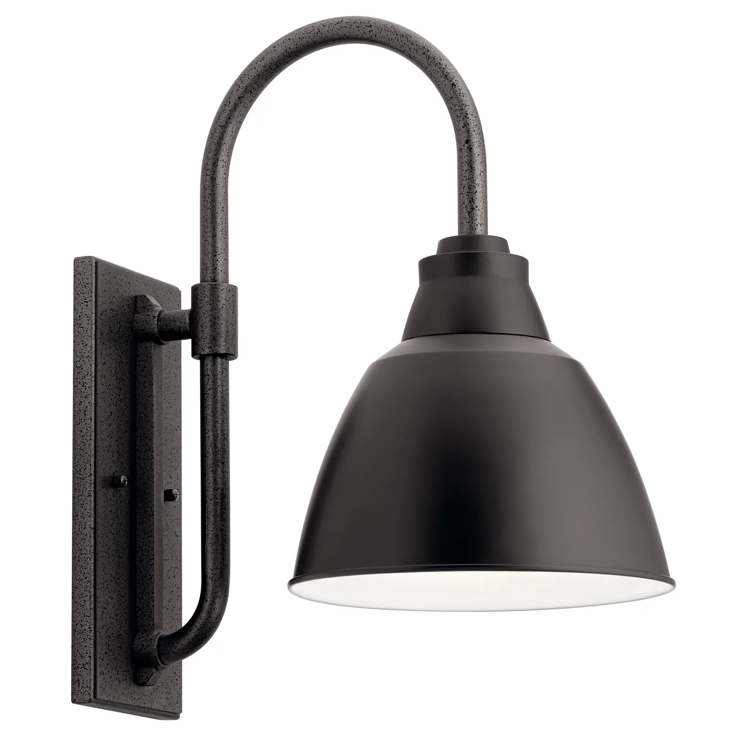 Pellinord Outdoor Wall Sconce in Black