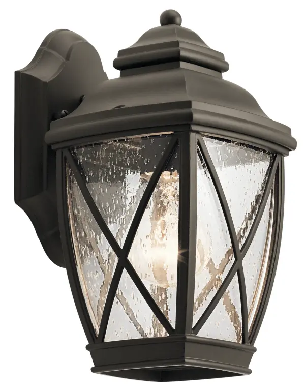 Tangier Outdoor Wall Lantern in Olde Bronze