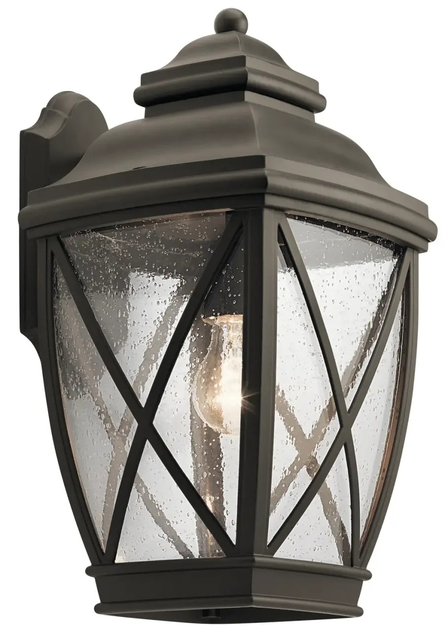 Tangier 17" Outdoor Wall Lantern in Olde Bronze