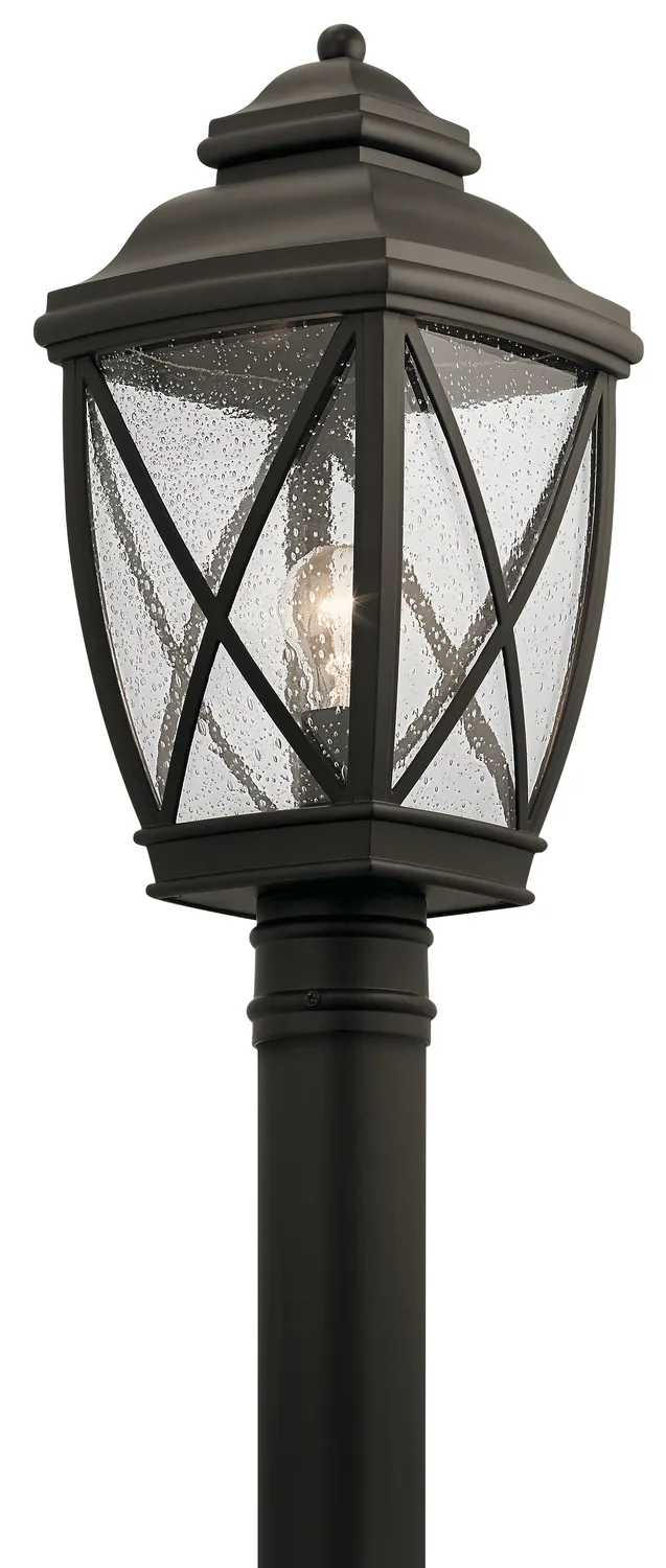 Tangier Outdoor Post Mount Light in Olde Bronze