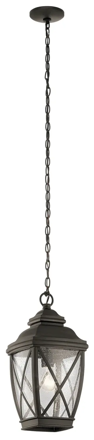 Tangier One Light Outdoor Pendant in Olde Bronze