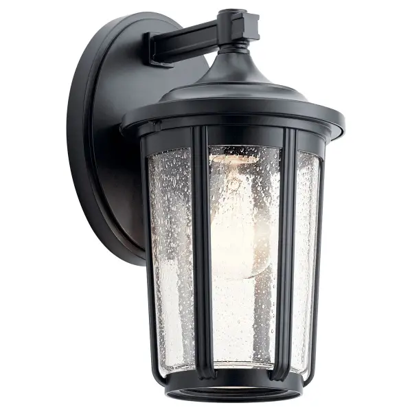 Fairfield One Light Outdoor Wall Mount in Black