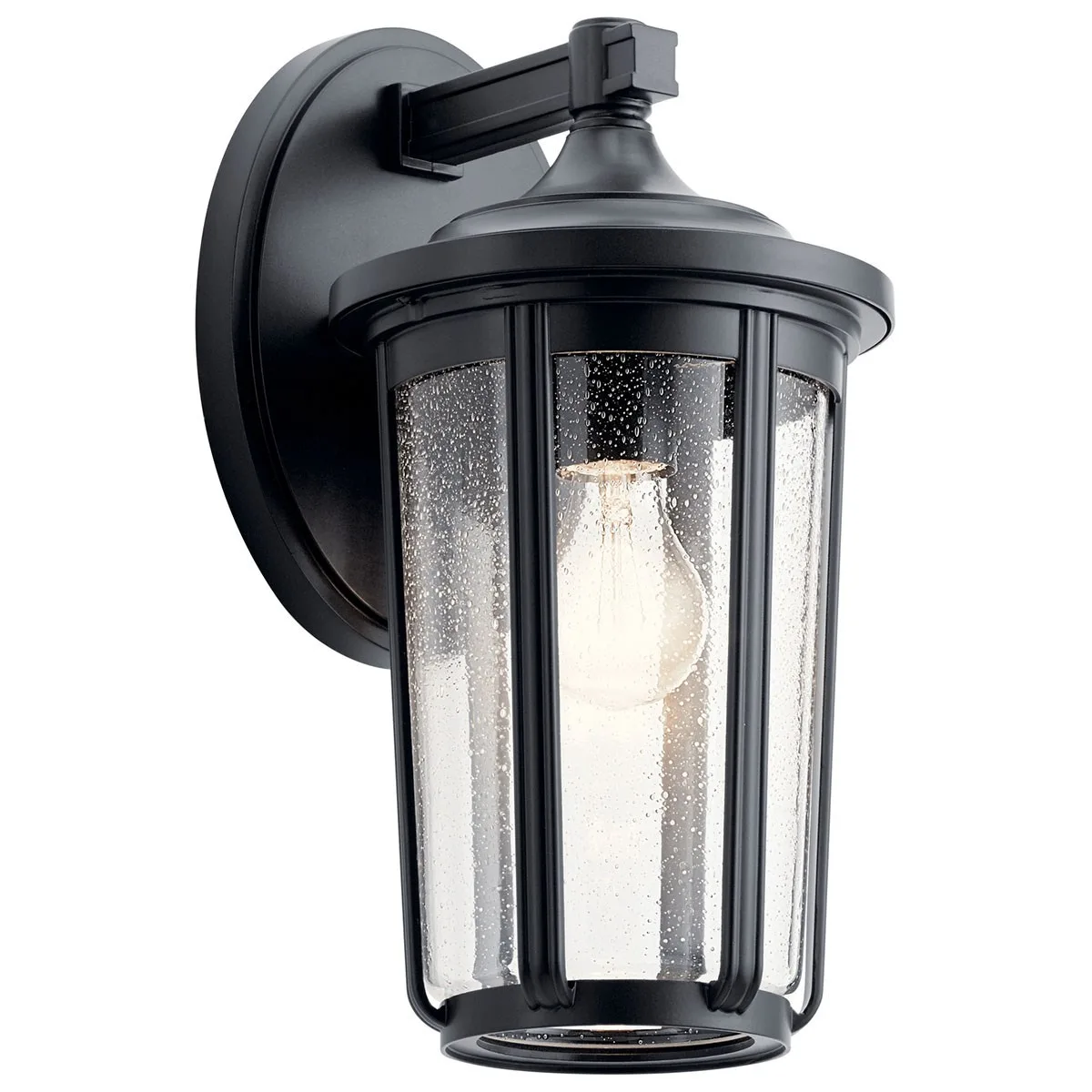 Fairfield One Light Outdoor Wall Mount in Black