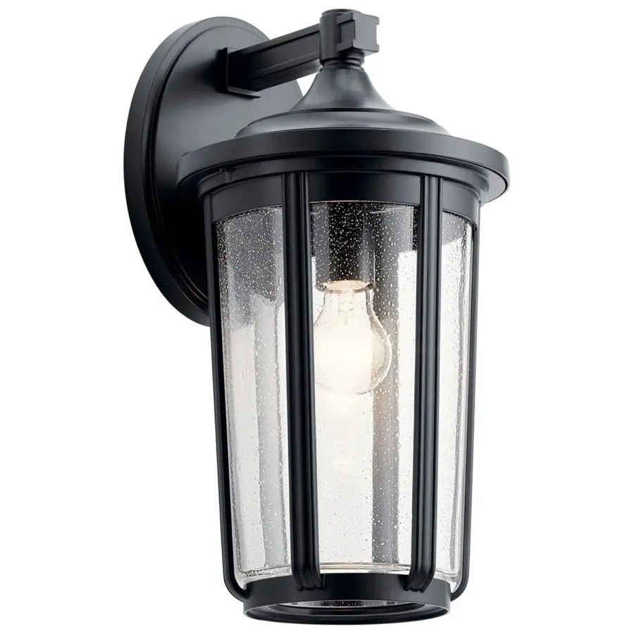 Fairfield One Light Outdoor Wall Mount in Black
