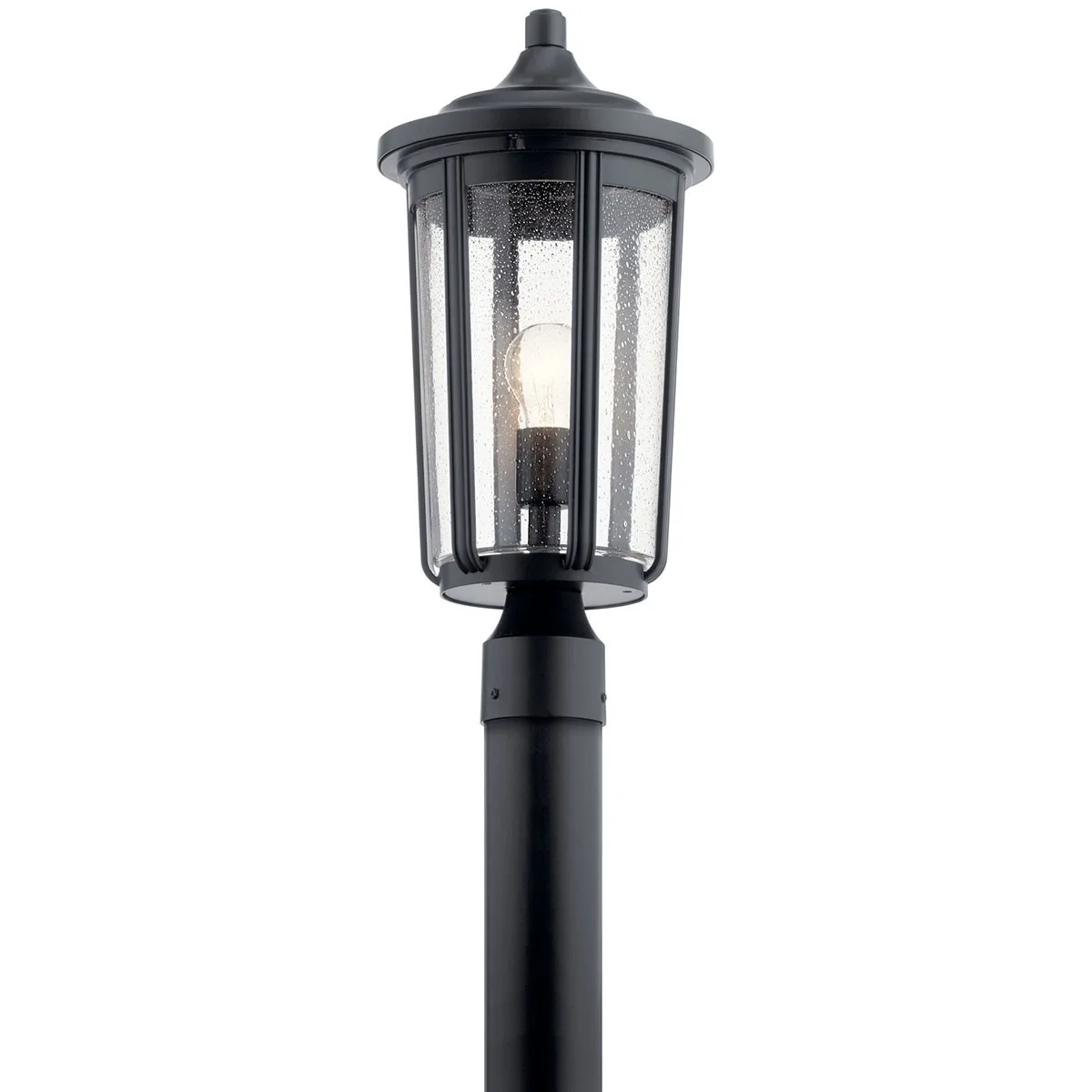 Fairfield One Light Outdoor Post Mount in Black