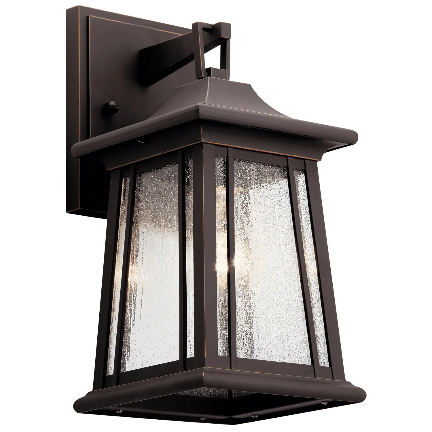 Taden One Light Outdoor Wall Mount in Rubbed Bronze