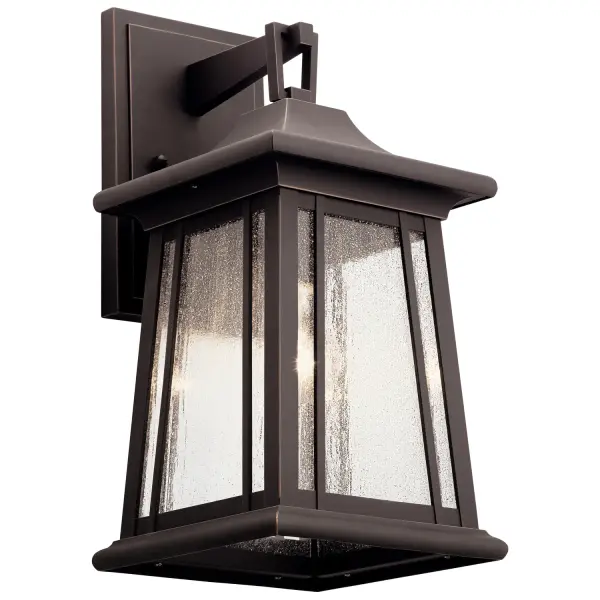 Taden One Light Outdoor Wall Mount in Rubbed Bronze