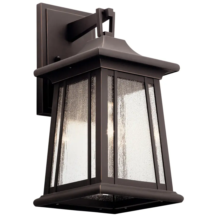 Taden One Light Outdoor Wall Mount in Rubbed Bronze