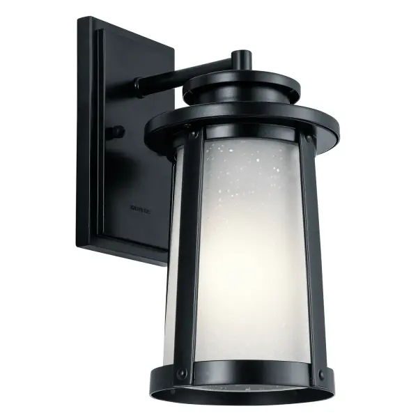 Harbor Bay One Light Outdoor Wall Mount in Black