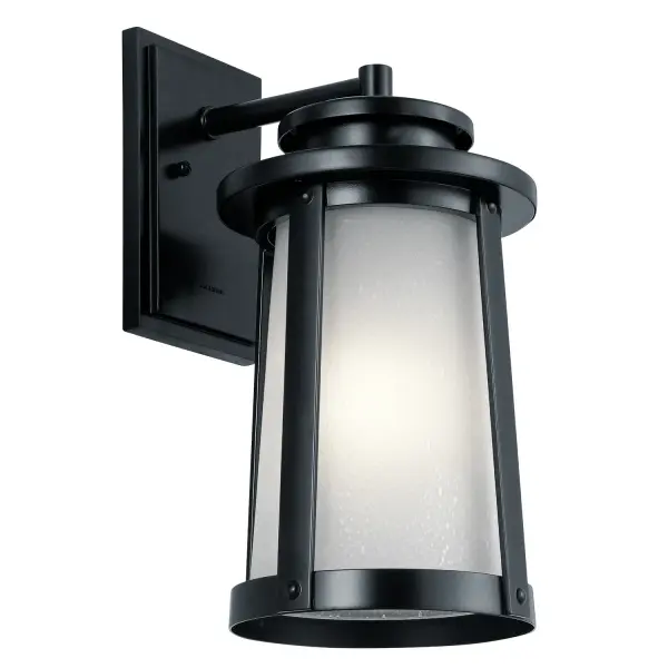 Harbor Bay One Light Outdoor Wall Mount in Black