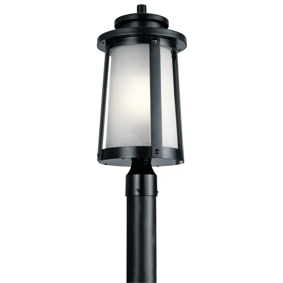 Harbor Bay One Light Outdoor Post Mount in Black