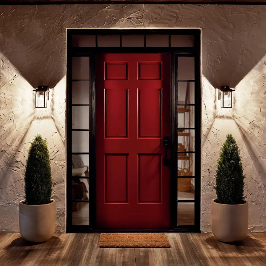 Charming Outdoor Wall Light with Rustic Appeal - Image 5