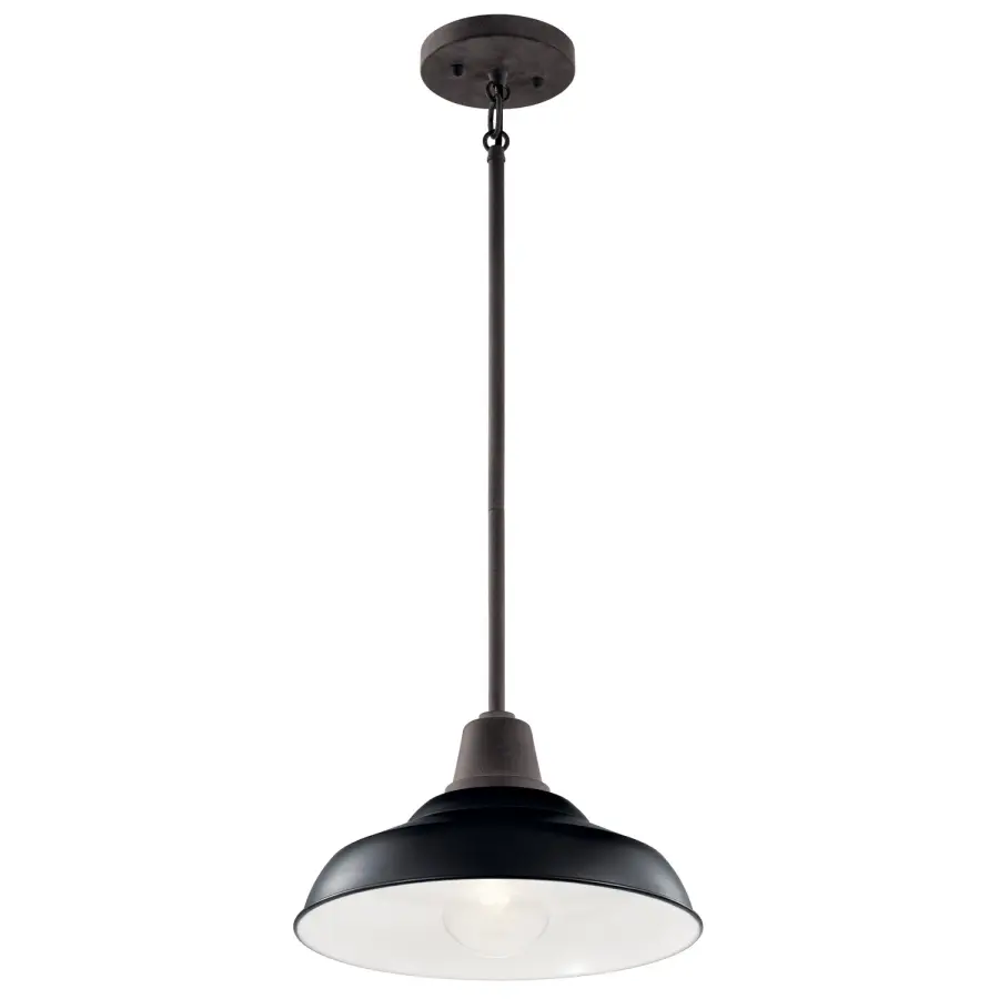 Pier Outdoor Convertible Pendant/Flush Mount in Black