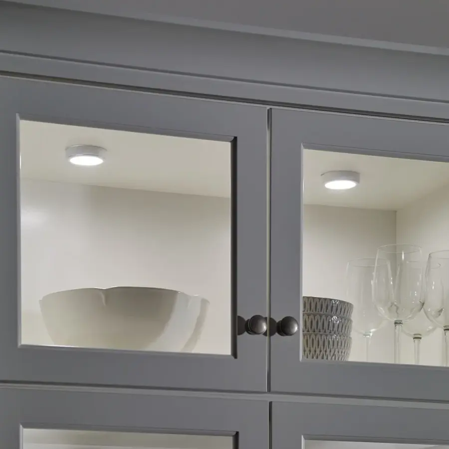 4D Series 12V LED Disc Light in Textured White - Image 3