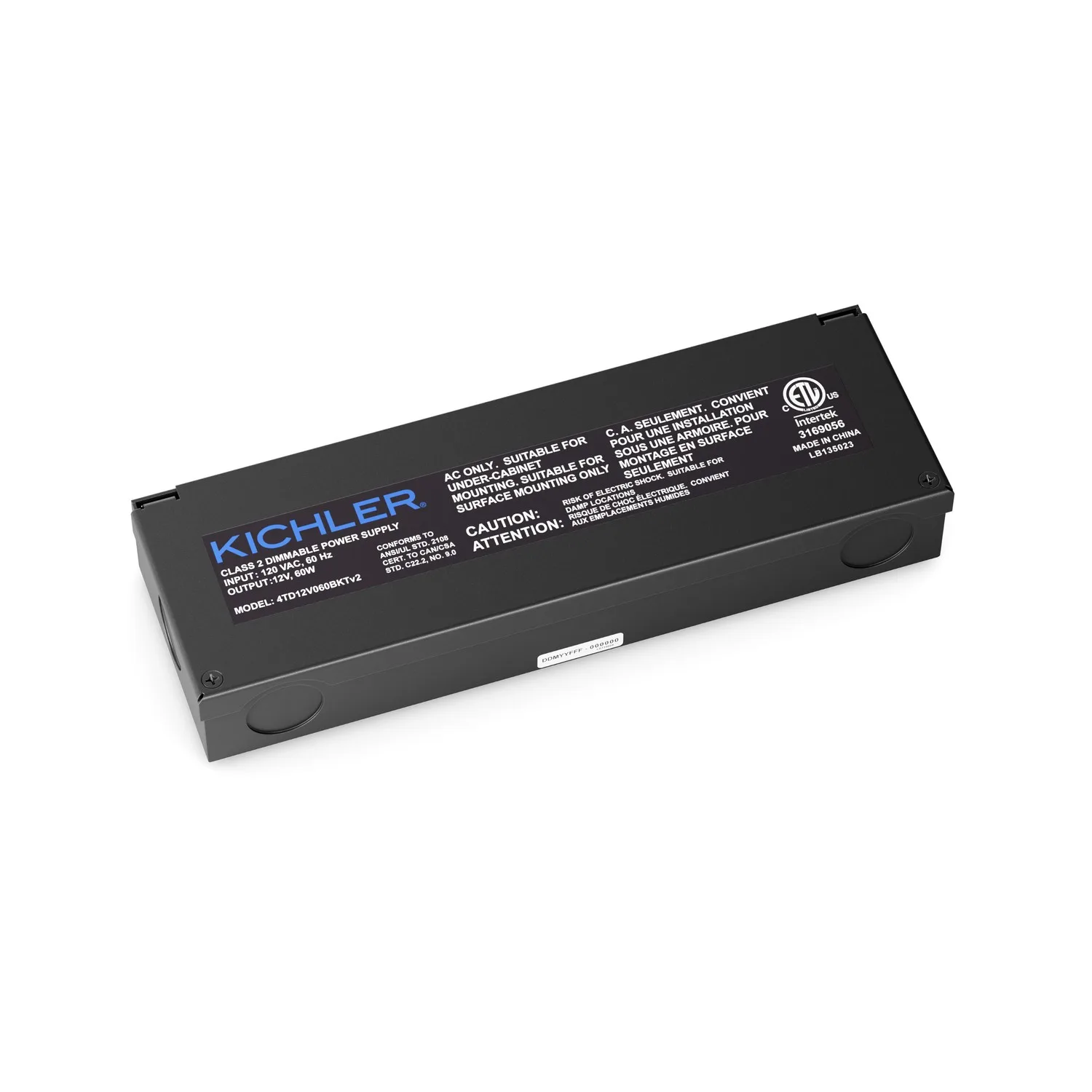 12V LED Power Supply - 60W Dimmable Driver