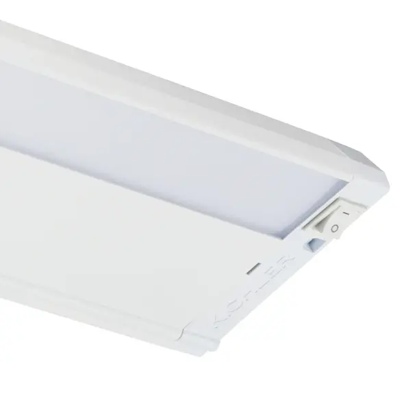 The 4U Series delivers focused, energy-efficient illumination with warm 2700K LED light. Its slim profile and textured white finish blend seamlessly under cabinets, providing 262 lumens of task lighting ideal for countertops and work surfaces. - alternate view