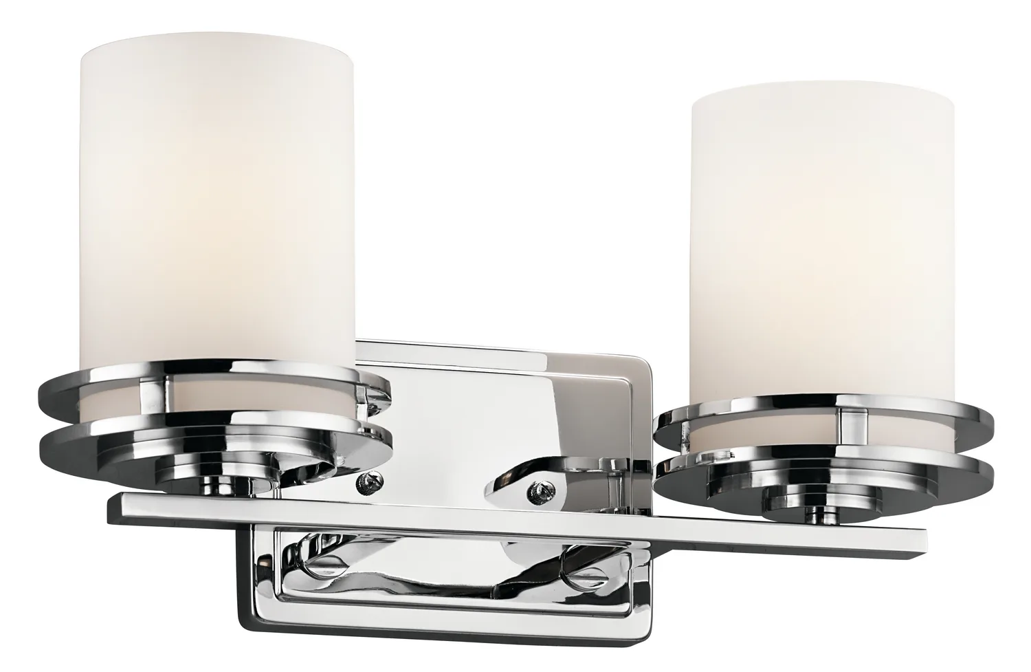 Hendrik Two Light Bath Vanity in Chrome