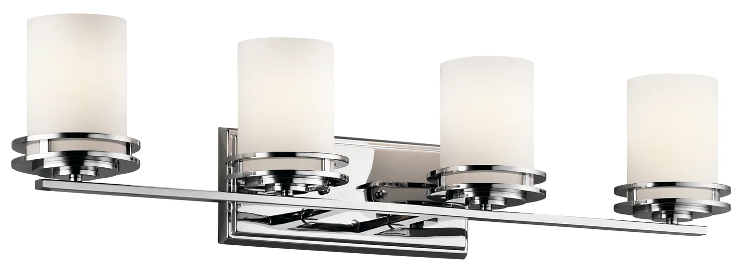Hendrik 4-Light Bath Vanity in Chrome