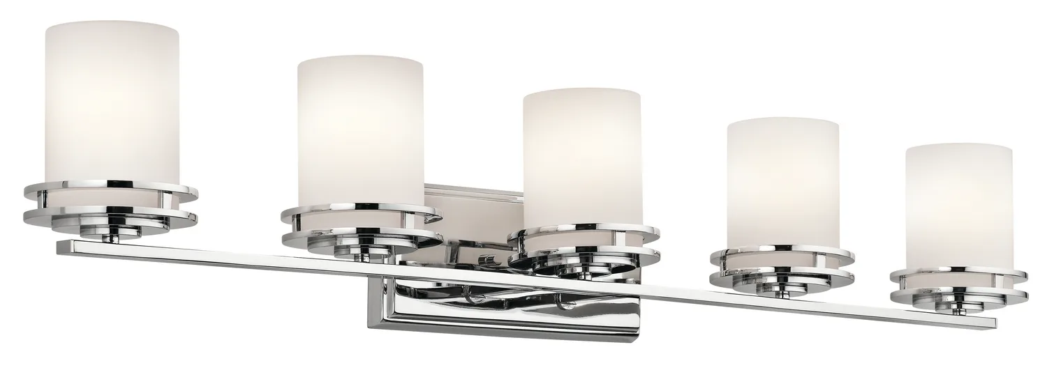 Hendrik 5-Light Bath Vanity in Chrome