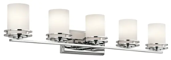 Hendrik 5-Light Bath Vanity in Chrome