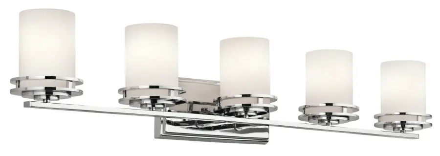 Hendrik 5-Light Bath Vanity in Chrome